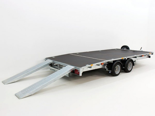 Ifor Williams Hochlader Anhänger 225x477cm 3,5t|offen|Typ:LM 167|Beavertail