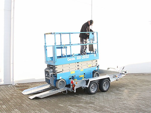 Ifor Williams Baumaschinenanhänger GH1054 163x305 3,5t|Einzelrampen