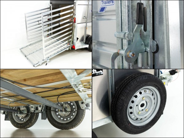 Ifor Williams Viehanhänger TA5 10x6 156x311cm Höhe:183 2,7t|Rampe/Tür