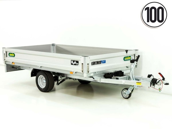 Unsinn Hochlader Anhänger UHL 150 x 276 cm 1,35t| 10 Zoll 100km/h