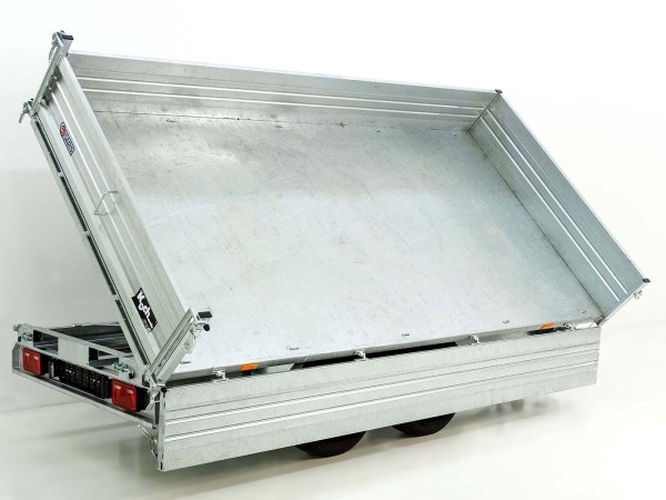 Saris Dreiseitenkipper 176x360cm 3,5t|E-Pumpe|Stahlbordwand 40cm