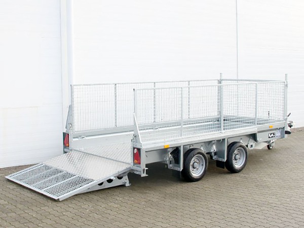 Ifor Williams GX125 157x366 3,5t|Rampe|Gitter|Alubden