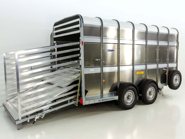 Ifor Williams Viehanhänger TA510 14x7 178x434cm Höhe:213 3,5t|Doppelstock-Frontklappe