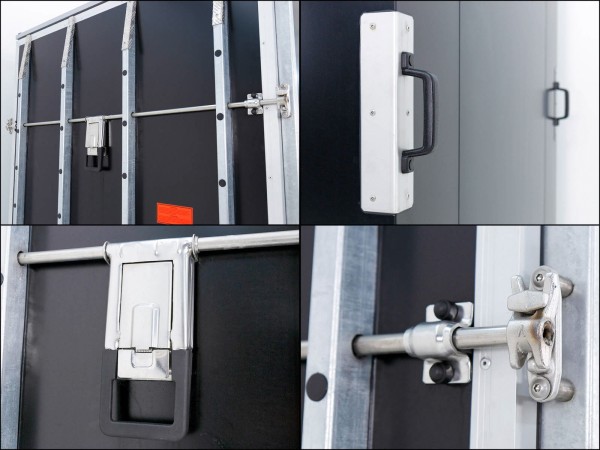 Vezeko Kofferanhänger 180x301cm Höhe:205cm 2,7t|Rampe|schwarz