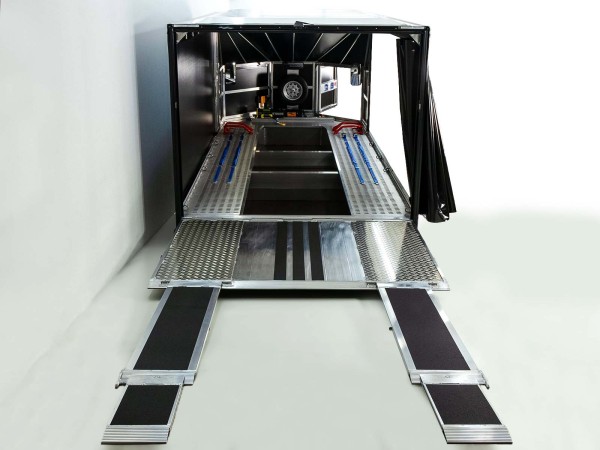 Moetefindt Autotransportanhänger Plane FTP235 235x550 3,5t H:180cm|Rückfahrlicht|Rückfahrkamera|