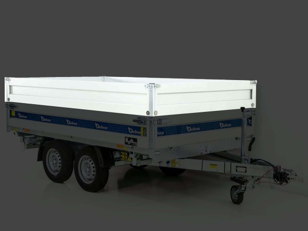 Bordwandaufsatz Stahl Geschlossen für Debon PW2.3/2.4, 180x306 cm H:57cm
