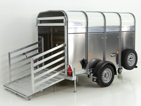 Ifor Williams Schaf-und Kälberanhänger P8G 124x250cm Höhe:153 1,4t