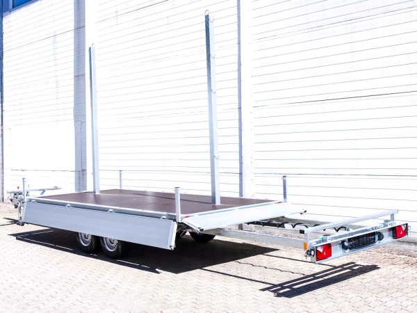 Unsinn Hochlader Anhänger ULM 204x426cm 3,5t|14Zoll Langmaterialanhänger