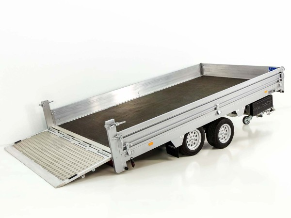Moetefindt Hochlader Anhänger PKN 235 |200x400cm 3,5 |Ladefläche kippbar