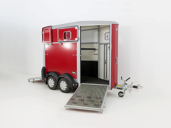 Ifor Williams Pferdeanhänger HB403|1,5er|rot