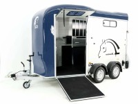Cheval Liberte Pferdeanhänger Touring XL Country|Sattelkammer|Frontausstieg|blau