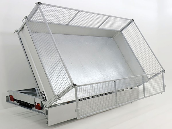 Variant Dreiseitenkipper VDK 185x360 3,5t|Blattfedern|E-Pumpe|Rampent|Gitter