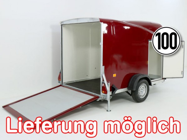Kofferanhänger DK Vollpoly 150x290cm H:160cm|neues Modell|rot|Debon