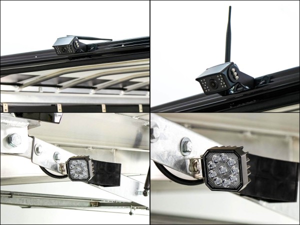 Moetefindt Autotransportanhänger Plane FTP235 235x550 3,5t H:180cm|Rückfahrlicht|Rückfahrkamera|