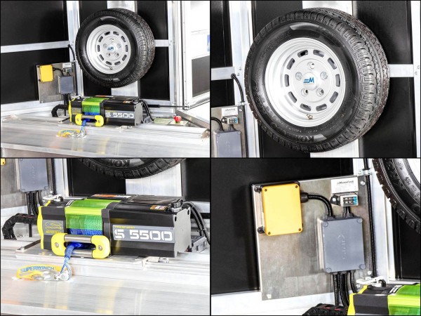 Moetefindt Autotransportanhänger Plane FTP235 235x550 3,5t H:180cm|Rückfahrlicht|Rückfahrkamera|