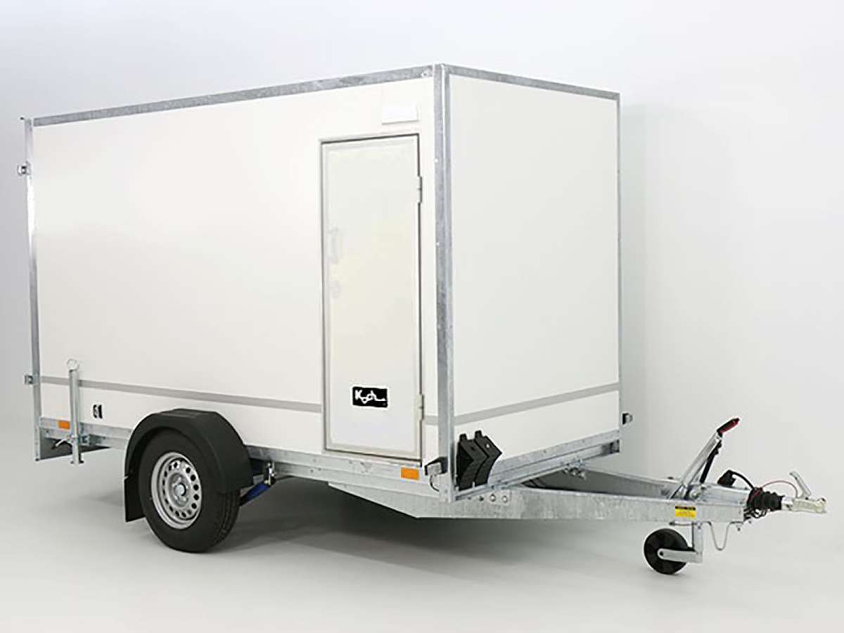 Kofferanhänger mit rampe und tür Clearance
