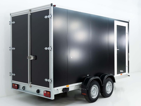 Vezeko Kofferanhänger 200x501cm Höhe:205cm 3,0t| Seitentür| schwarz