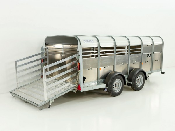 Ifor Williams Viehanhänger TA5 12x4 156x372cm Höhe:120 2,7t