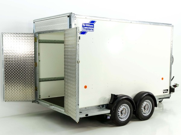 Ifor Williams Kofferanhänger BV 125 147x360cm H:183cm 2,7t Klappenkombi