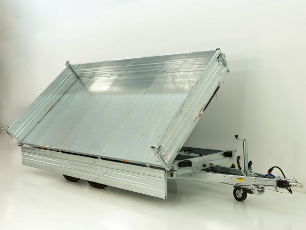 Pongratz Dreiseitenkipper PDK *Stahlbordwände* 204x410cm 3,5t|E-Pumpe