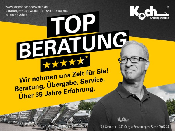 Koch-Anhänger 150x250cm 1300kg|Typ 6.13