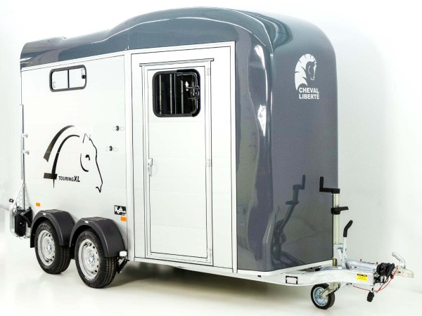 Cheval Liberte Pferdeanhänger Touring XL |Sattelkammer XXL| grau