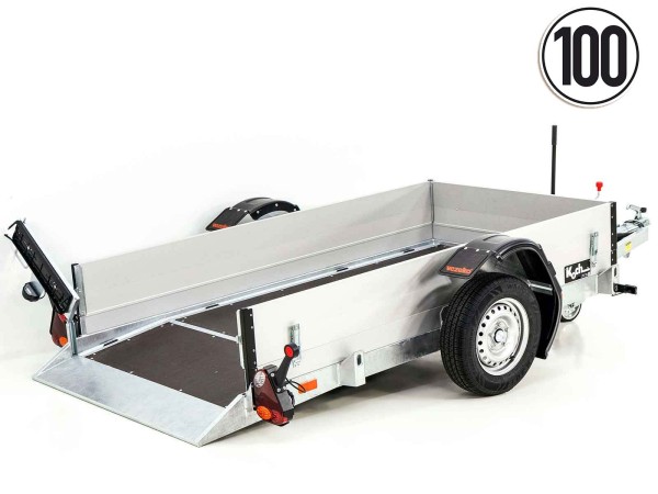 Vezeko Absenkanhänger 127x246cm 1,0t | Bordwandaufsatz