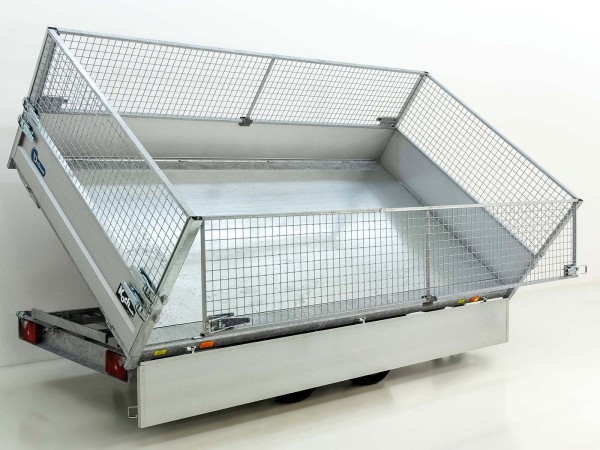 Debon Dreiseitenkipper 180x360 3,5t|E-Pumpe u. Nothandpumpe |Gitter 60