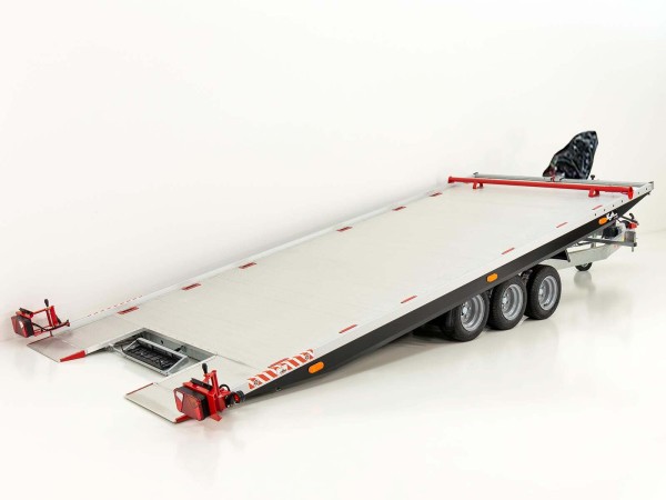 Vezeko Autotrailer Race Master Alu 209x550cm Tridem 3,5t|E-Winde