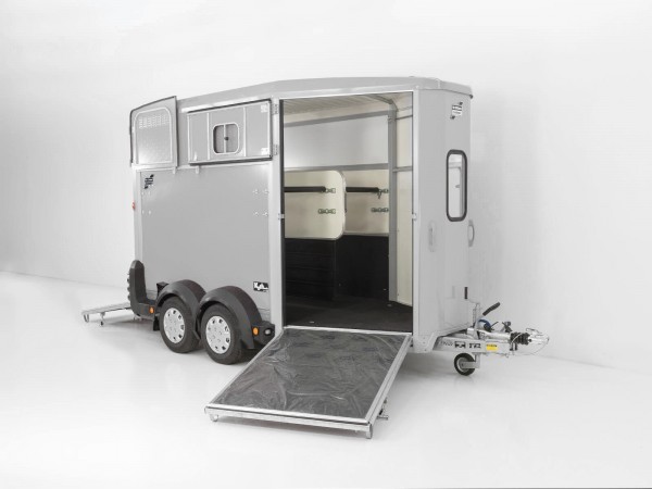 Ifor Williams Pferdeanhänger HB511|silber|Frontausstieg