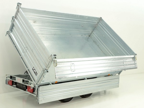 Pongratz Dreiseitenkipper PDK *Stahlbordwände* 176x360cm 3,5t|E-Pumpe|BWA