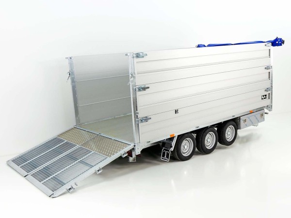 Twintrailer Multi-Heckkipper TR35-40 3,5t|192x402x140|BWA 100 cm|Tridem