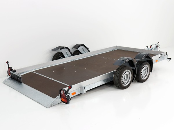 Vezeko Absenkanhänger Tandem 187x394cm 3,5t E-Pumpe|18mm