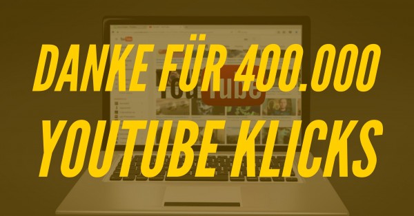 400000-YouTube-Klicks