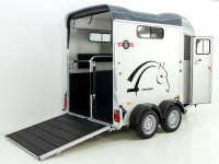 Cheval Liberte Pferdeanhänger Touring Jumping V1 |Pullman-Fahrwerk|Sattelkammer|grau