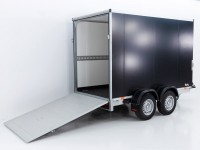 Vorschau: Vezeko Kofferanhänger 180x301cm Höhe:205cm 2,7t|Rampe|schwarz Vorschau: Vezeko Kofferanhänger 180x301cm Höhe:205cm 2,7t|Rampe|schwarz