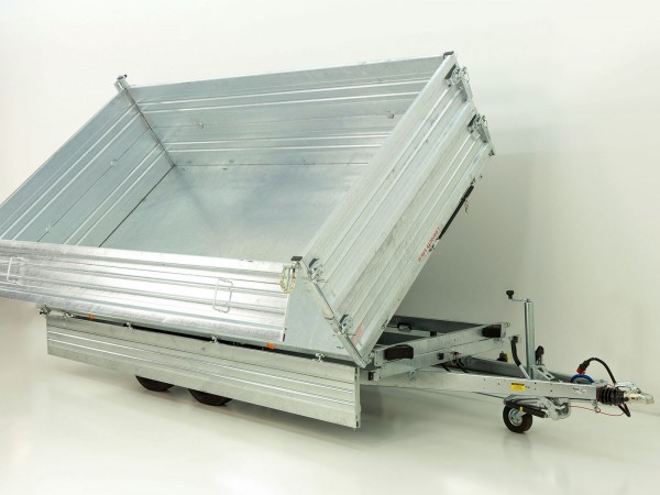 Pongratz Dreiseitenkipper PDK *Stahlbordwände* 204x410cm 3,5t|E-Pumpe|BWA
