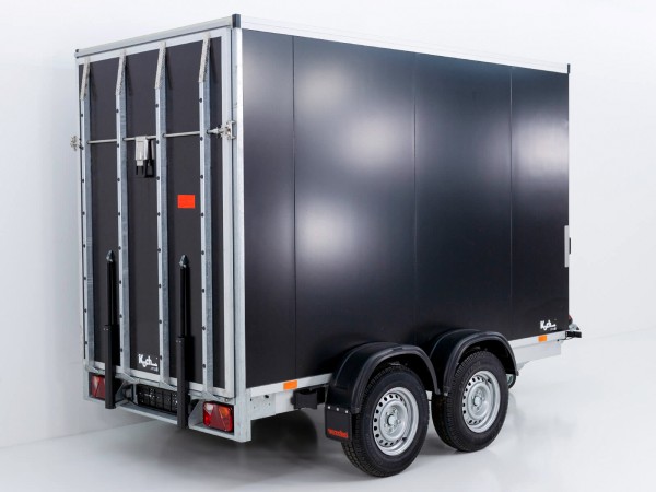 Vezeko Kofferanhänger 180x301cm Höhe:205cm 2,7t|Rampe|schwarz