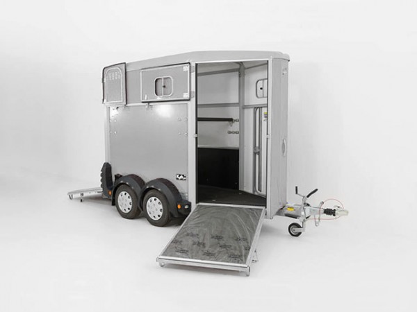Ifor Williams Pferdeanhänger HB403|1,5er|silber