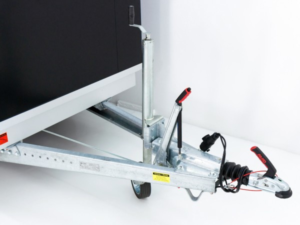 Vezeko Kofferanhänger 180x301cm Höhe:205cm 2,7t|Rampe|schwarz