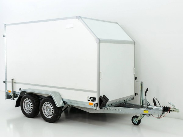 Kofferanhänger BK 146x304cm Höhe:180cm 2,0t|Schräge vorn