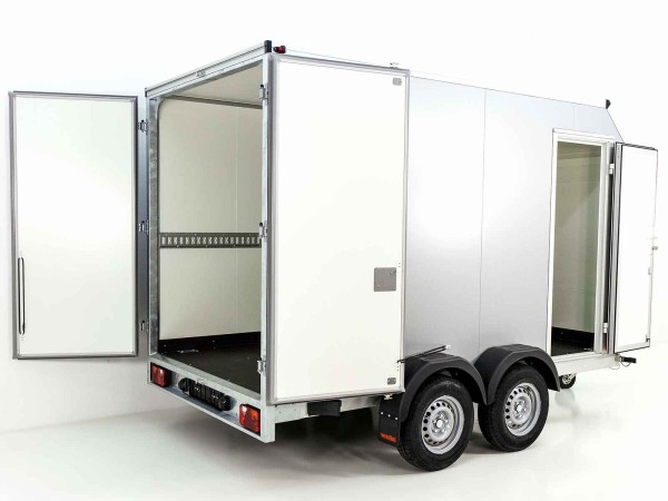 Vezeko Kofferanhänger VK Sandwich Silver 184x355cm Höhe:205cm 2,7t|45°|Tür