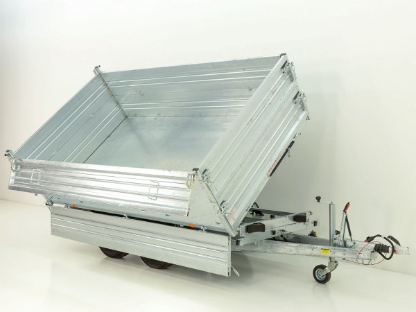 Pongratz Dreiseitenkipper PDK *Stahlbordwände* 176x310cm 3,5t|E-Pumpe|BWA