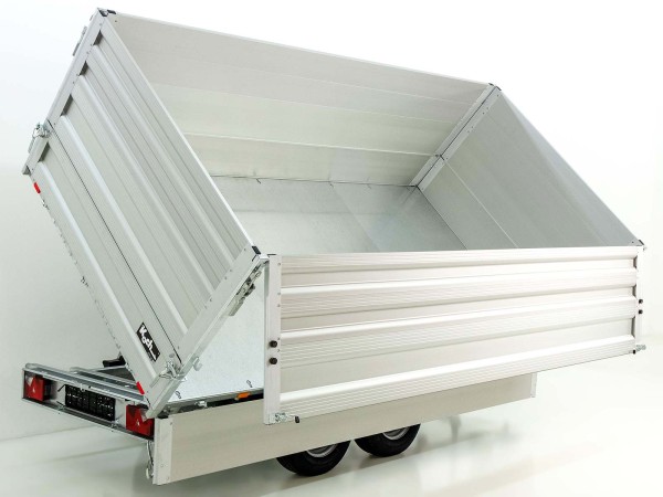 Unsinn Dreiseitenkipper UDK 175x366cm 3,5t|E-Pumpe|Bordwandaufsatz 75cm