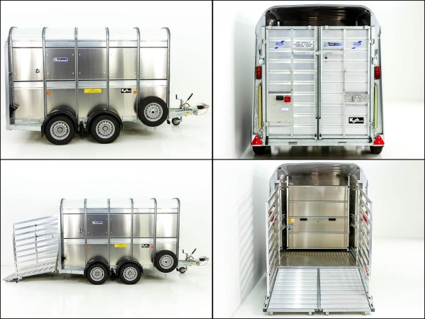 Ifor Williams Viehanhänger TA5 10x6 156x311cm Höhe:183 2,7t|Rampe/Tür