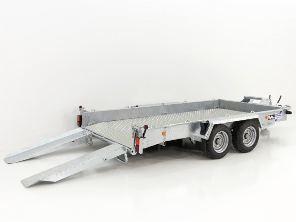 Ifor Williams Baumaschinenanhänger GH126 Skids 184x366cm 3,5t