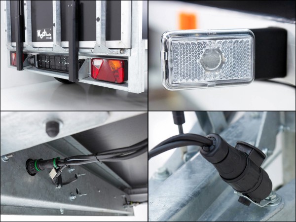 Vezeko Kofferanhänger 180x301cm Höhe:205cm 2,7t|Rampe|schwarz