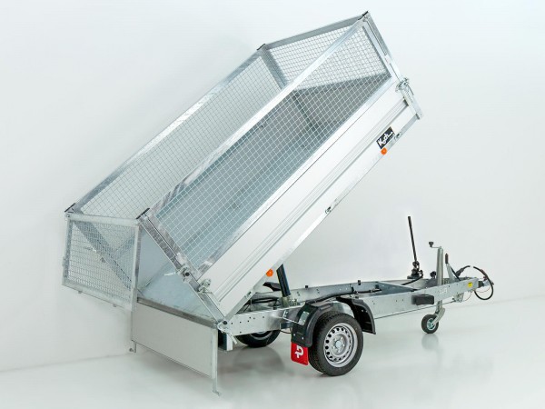 Pongratz Heckkipper PK 1800 151x260cm 1,8t|Handpumpe|Gitteraufsatz 60cm