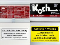 Vorschau: Koch-Anhänger 150x250cm 1300kg|Typ 6.13 Vorschau: Koch-Anhänger 150x250cm 1300kg|Typ 6.13