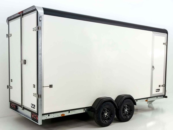 Henra Kofferanhänger Boxvan black 183x465cm H:220 3,5t|Türe